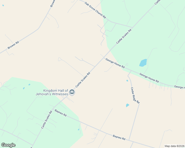 map of restaurants, bars, coffee shops, grocery stores, and more near 539 Cattle Scales Road in Waynesboro