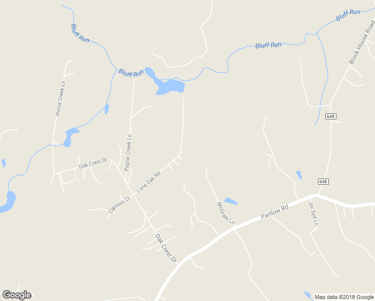 map of restaurants, bars, coffee shops, grocery stores, and more near 118A Lone Oak Road in Partlow