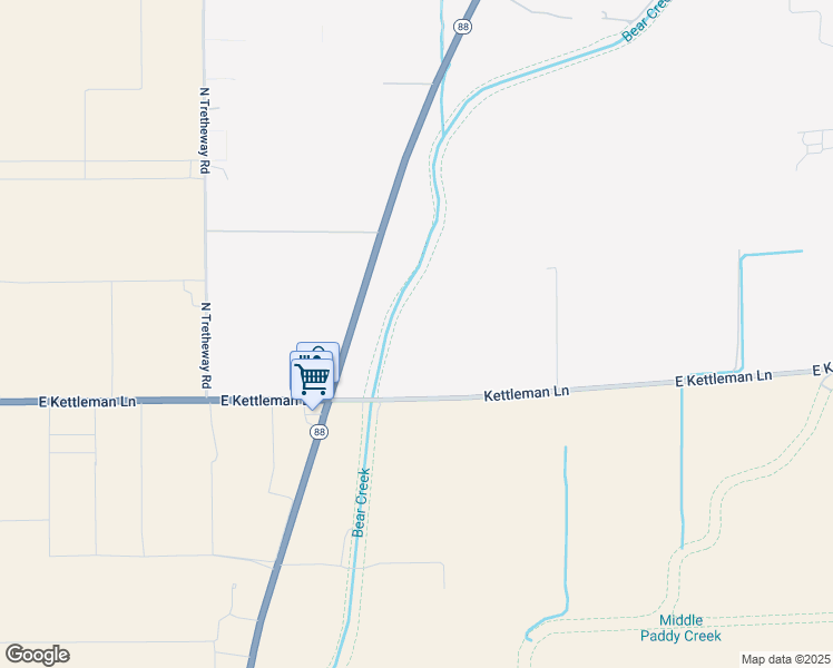 map of restaurants, bars, coffee shops, grocery stores, and more near 11901 Kettleman Ln in Lodi