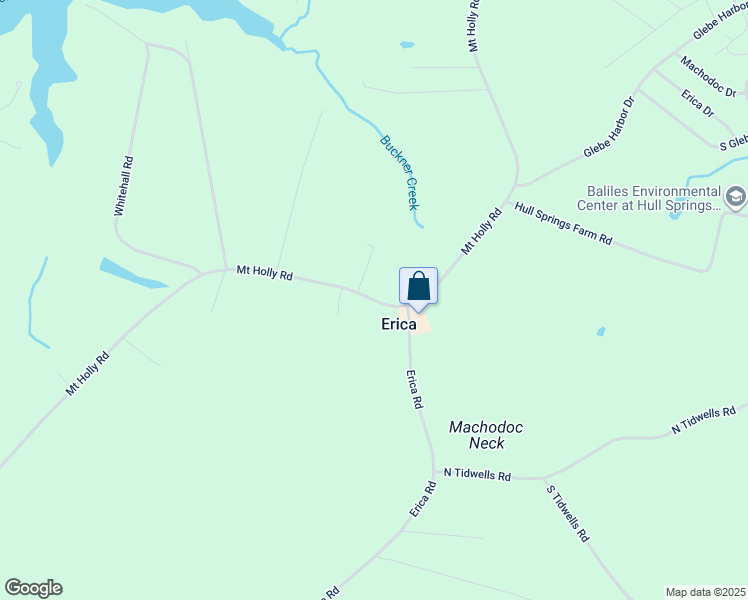 map of restaurants, bars, coffee shops, grocery stores, and more near 2088 Mount Holly Road in Montross
