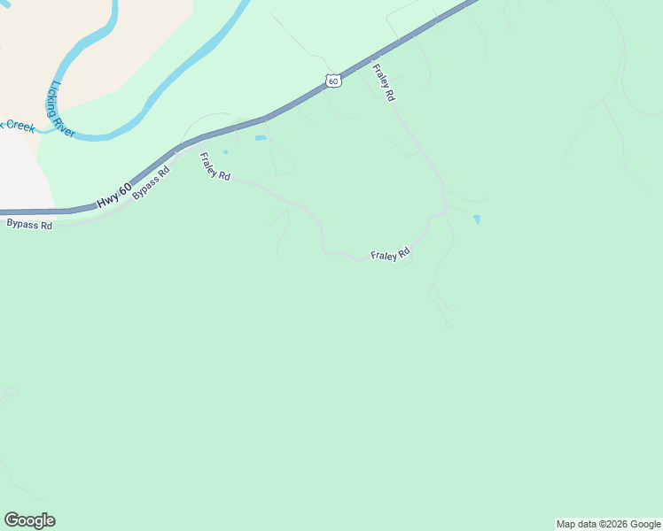 map of restaurants, bars, coffee shops, grocery stores, and more near 867 Fraley Road in Salt Lick