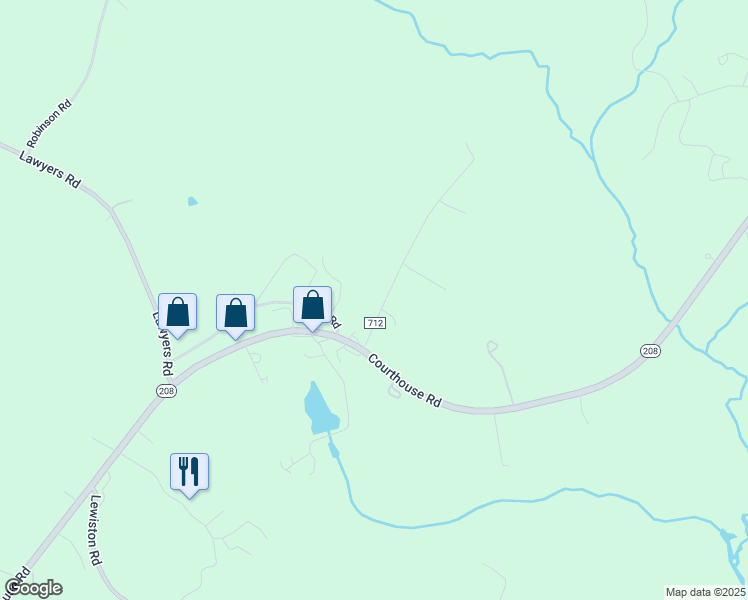 map of restaurants, bars, coffee shops, grocery stores, and more near 5816 Bradley Lane in Spotsylvania Courthouse