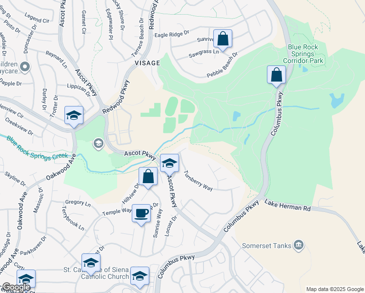 map of restaurants, bars, coffee shops, grocery stores, and more near 164 Hawkesbury Way in Vallejo