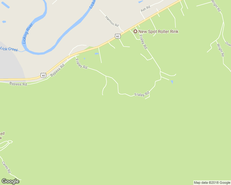 map of restaurants, bars, coffee shops, grocery stores, and more near 867 Fraley Road in Salt Lick