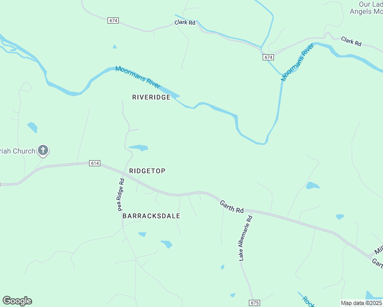 map of restaurants, bars, coffee shops, grocery stores, and more near 4254 Garth Rd in Crozet