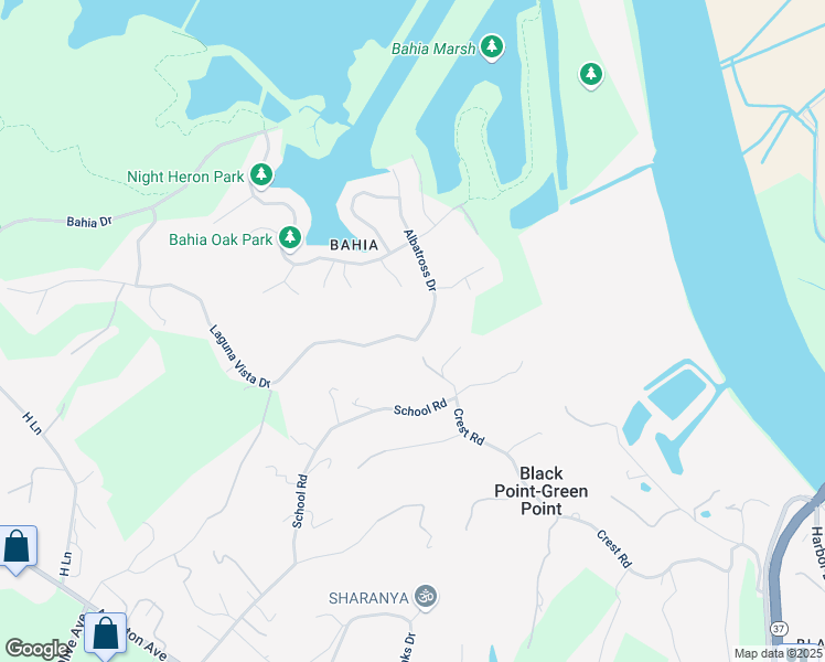 map of restaurants, bars, coffee shops, grocery stores, and more near 2000 Laguna Vista Drive in Novato