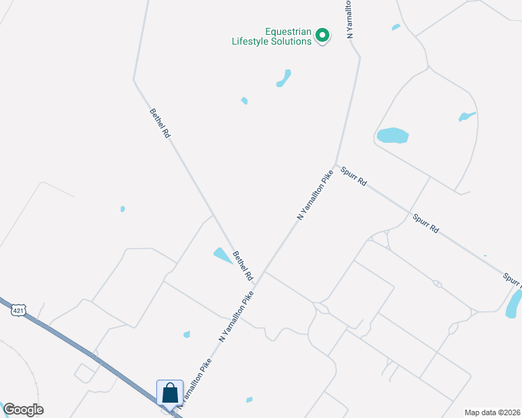 map of restaurants, bars, coffee shops, grocery stores, and more near 751 North Yarnallton Pike in Lexington