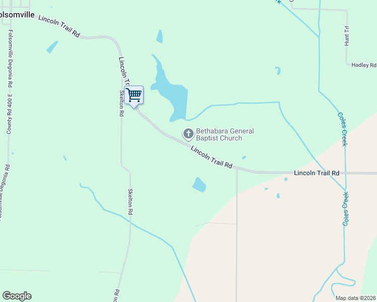map of restaurants, bars, coffee shops, grocery stores, and more near 4871 Lincoln Trail Road in Tennyson