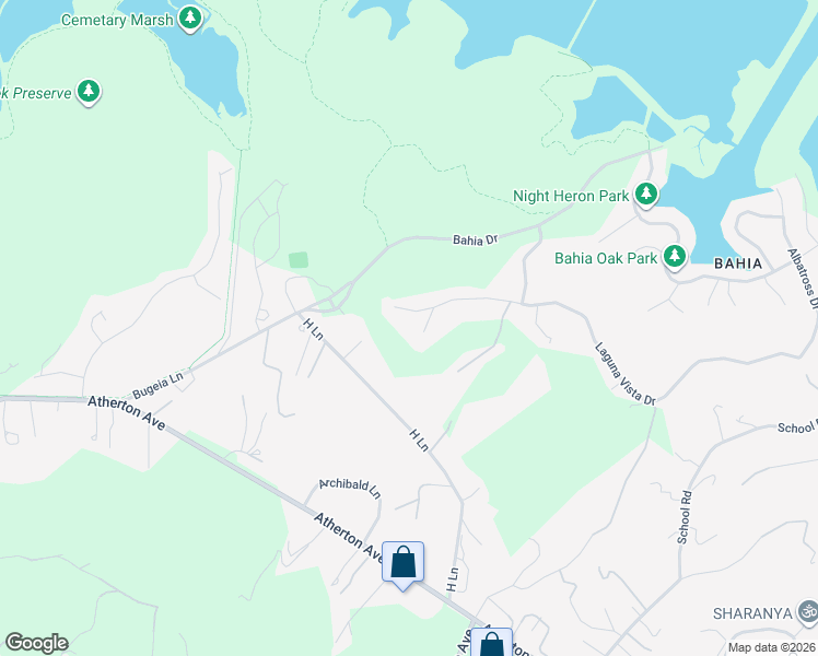 map of restaurants, bars, coffee shops, grocery stores, and more near 2532 Laguna Vista Drive in Novato