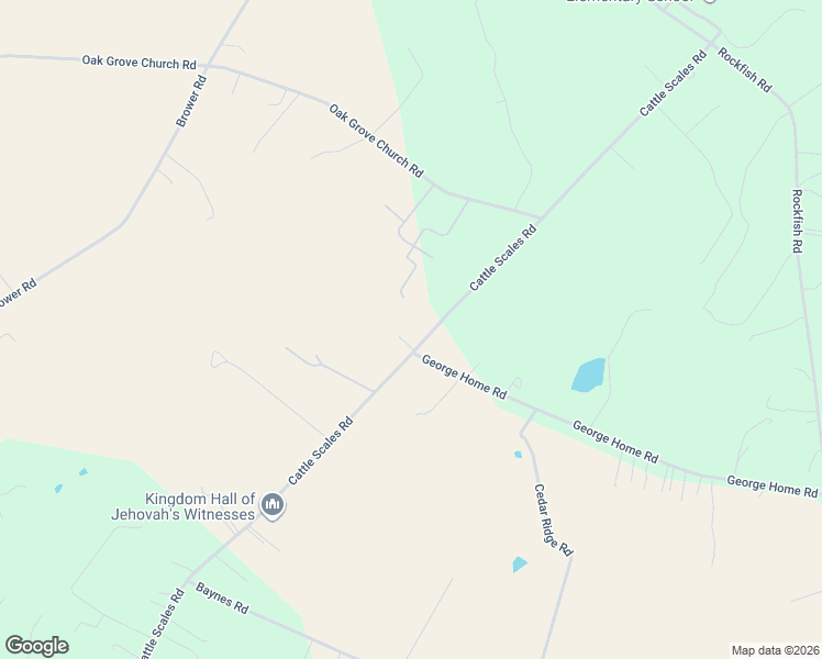 map of restaurants, bars, coffee shops, grocery stores, and more near 626 Cattle Scales Road in Waynesboro