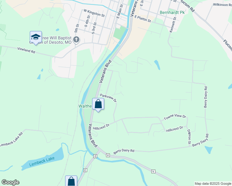 map of restaurants, bars, coffee shops, grocery stores, and more near 1549 Shepherd Drive in De Soto