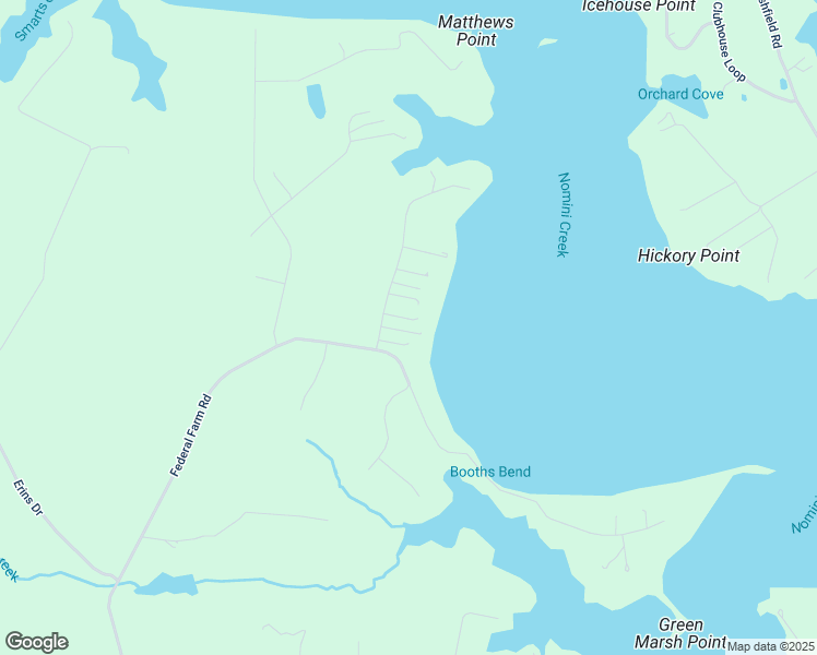 map of restaurants, bars, coffee shops, grocery stores, and more near 62 Nomini Bay Drive in Montross