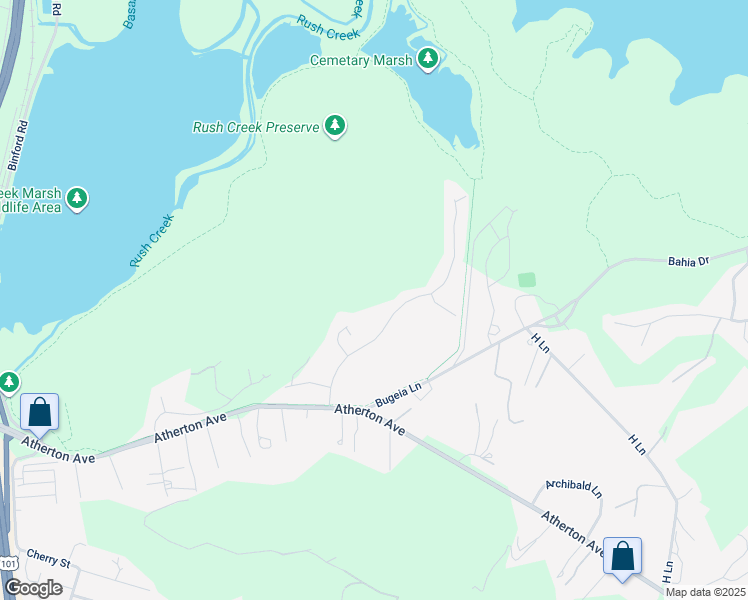 map of restaurants, bars, coffee shops, grocery stores, and more near in Novato