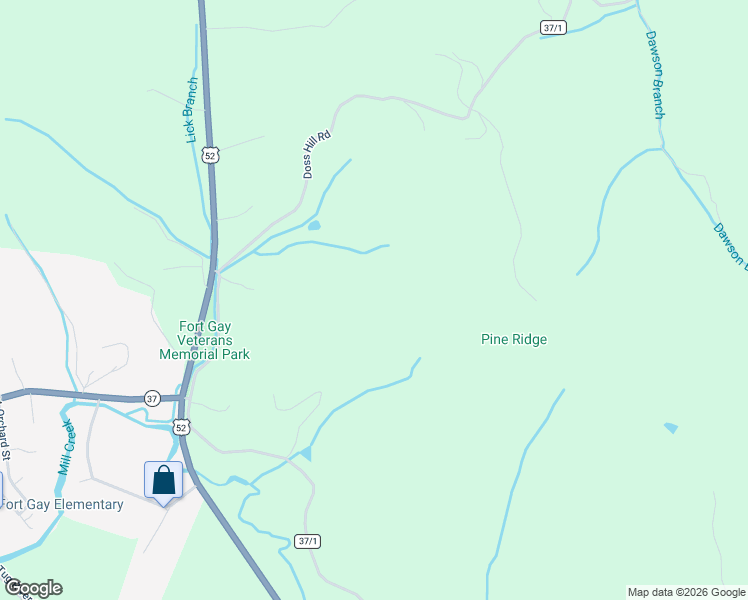 map of restaurants, bars, coffee shops, grocery stores, and more near 89 Perry Drive in Fort Gay