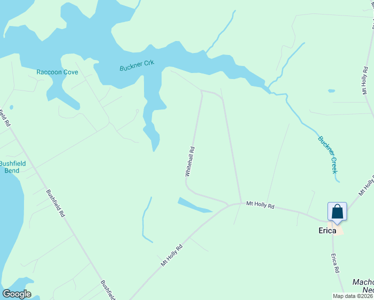 map of restaurants, bars, coffee shops, grocery stores, and more near 389 Whitehall Road in Montross