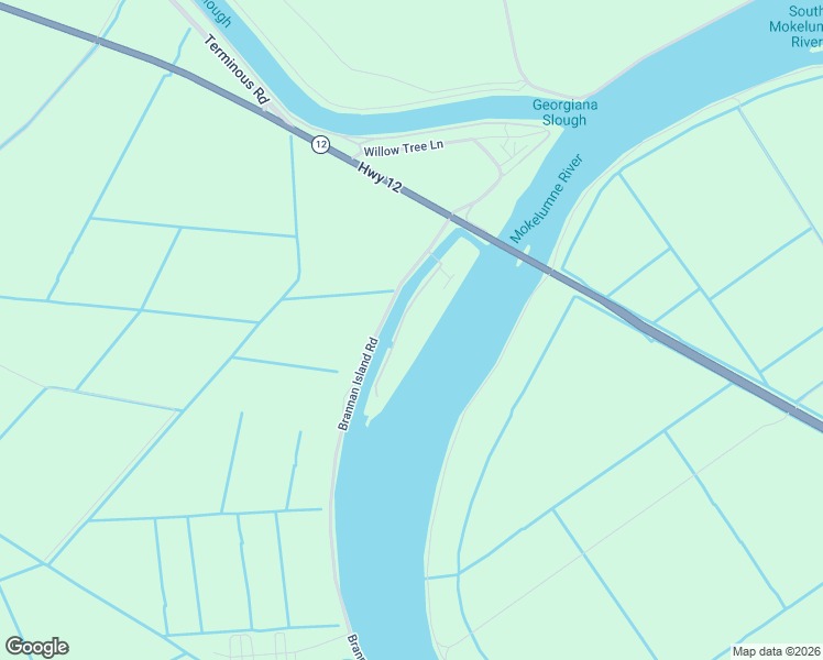 map of restaurants, bars, coffee shops, grocery stores, and more near 500 Brannan Island Road in Isleton
