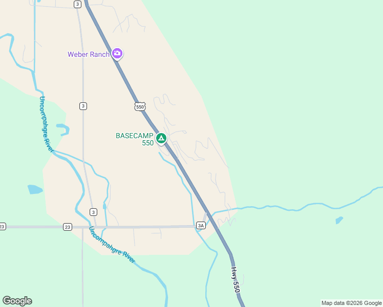 map of restaurants, bars, coffee shops, grocery stores, and more near 418 Elsie Trail in Ridgway