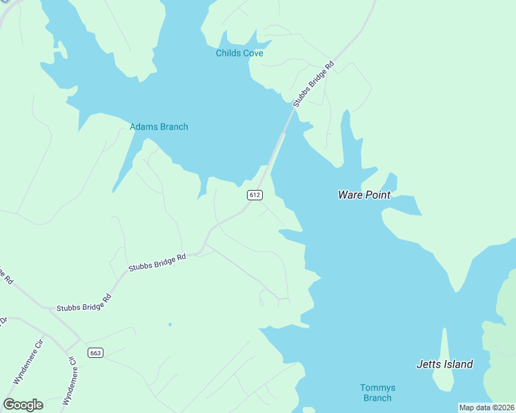 map of restaurants, bars, coffee shops, grocery stores, and more near 6017 Stubbs Bridge Road in Mineral