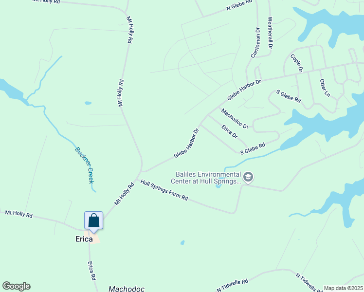 map of restaurants, bars, coffee shops, grocery stores, and more near 251 Glebe Harbor Drive in Montross