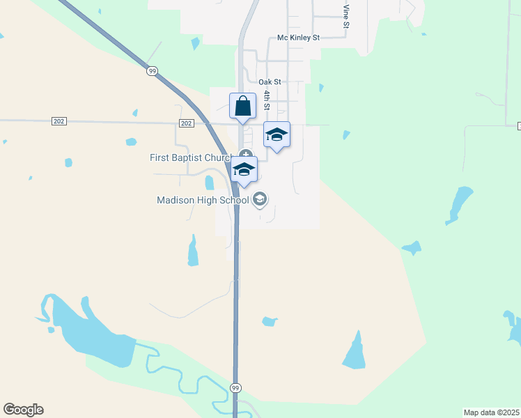 map of restaurants, bars, coffee shops, grocery stores, and more near 1500 Southwest Boulevard in Madison
