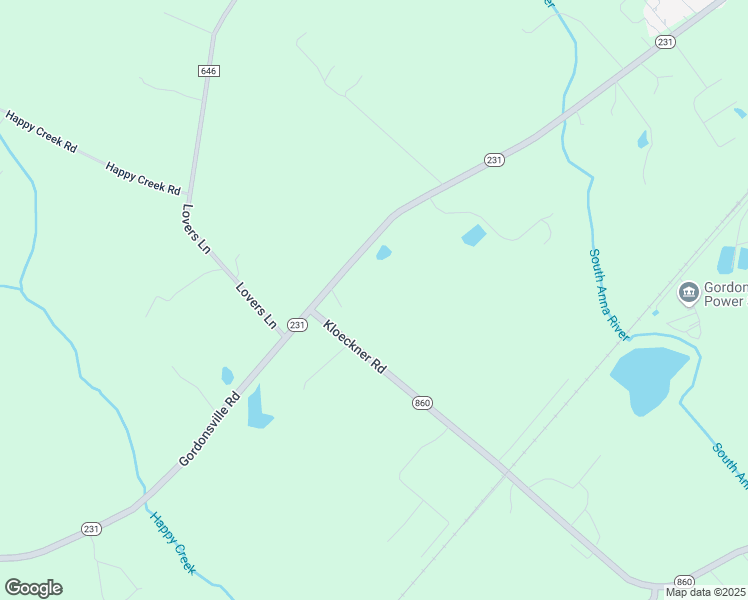 map of restaurants, bars, coffee shops, grocery stores, and more near 8121 Gordonsville Road in Gordonsville