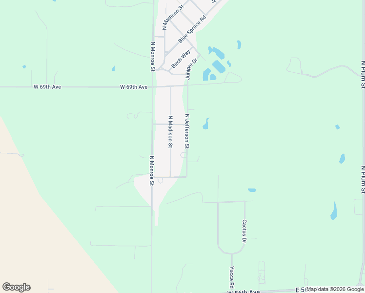 map of restaurants, bars, coffee shops, grocery stores, and more near 6501 North Jefferson Street in Hutchinson