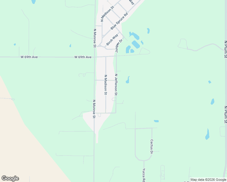 map of restaurants, bars, coffee shops, grocery stores, and more near 6501 North Jefferson Street in Hutchinson