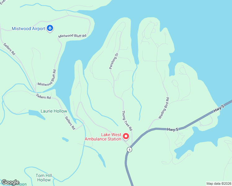 map of restaurants, bars, coffee shops, grocery stores, and more near Lake Road 5-58 A in Camdenton