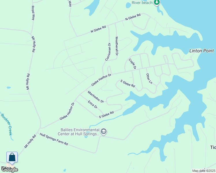 map of restaurants, bars, coffee shops, grocery stores, and more near 517 Currioman Drive in Montross