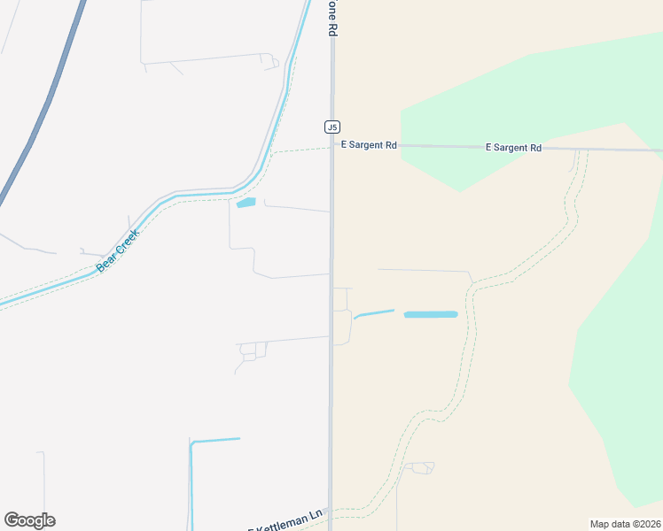 map of restaurants, bars, coffee shops, grocery stores, and more near 16046 Jack Tone Road in Lodi