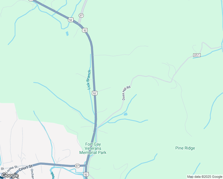 map of restaurants, bars, coffee shops, grocery stores, and more near 112 James Ferguson Cemetery Road in Fort Gay