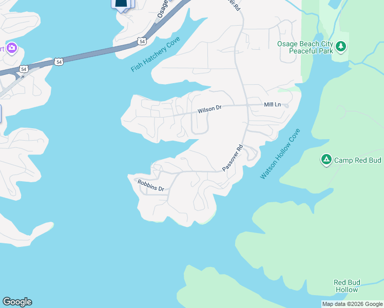 map of restaurants, bars, coffee shops, grocery stores, and more near 4864 Canyon Drive in Osage Beach