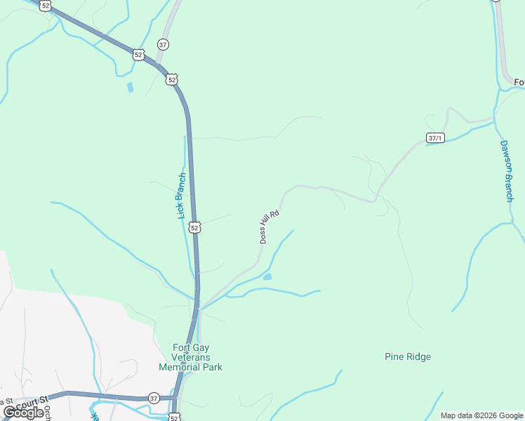 map of restaurants, bars, coffee shops, grocery stores, and more near 813 Doss Hill Road in Fort Gay