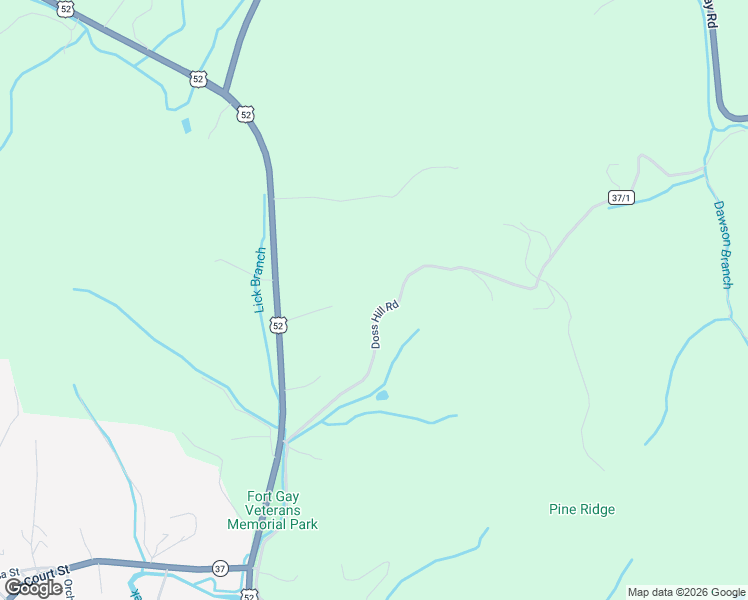 map of restaurants, bars, coffee shops, grocery stores, and more near 813 Doss Hill Road in Fort Gay