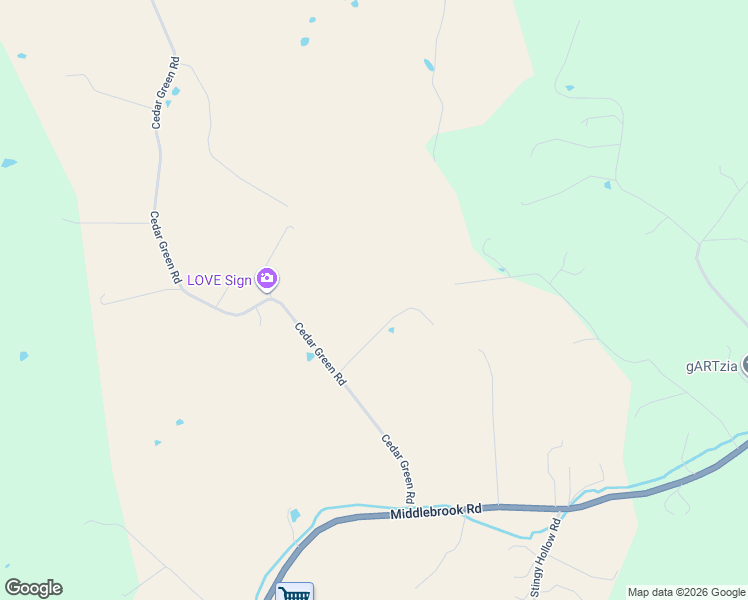 map of restaurants, bars, coffee shops, grocery stores, and more near 1238 Cedar Green Road in Staunton