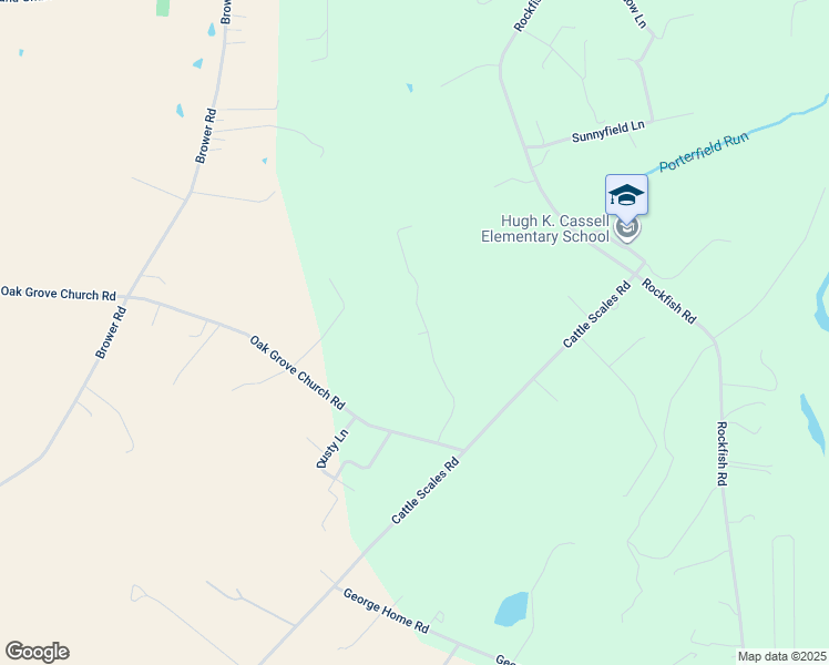 map of restaurants, bars, coffee shops, grocery stores, and more near 104 Bibb Farm Lane in Waynesboro