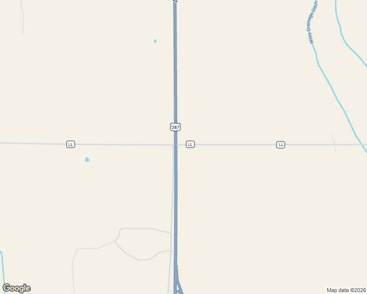 map of restaurants, bars, coffee shops, grocery stores, and more near 2000-2752 County Road LL in Wiley