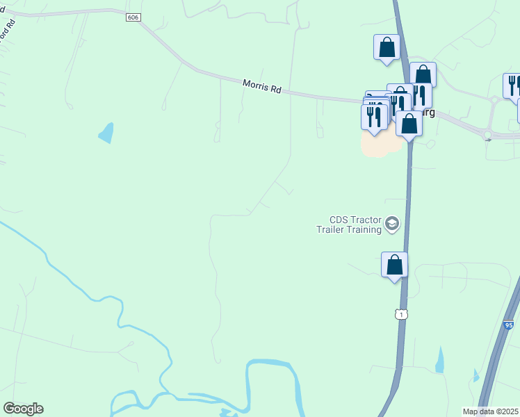 map of restaurants, bars, coffee shops, grocery stores, and more near 6105 Taverneer Lane in Spotsylvania