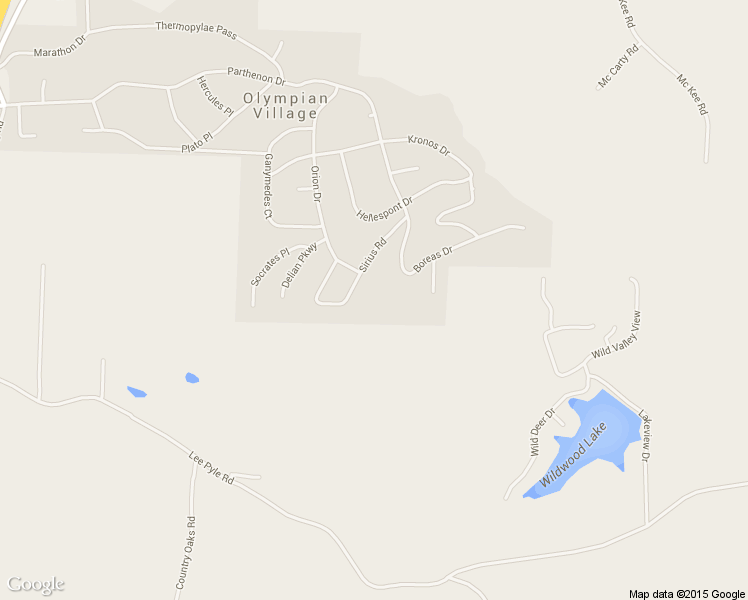 map of restaurants, bars, coffee shops, grocery stores, and more near 340 Sirius Road in De Soto