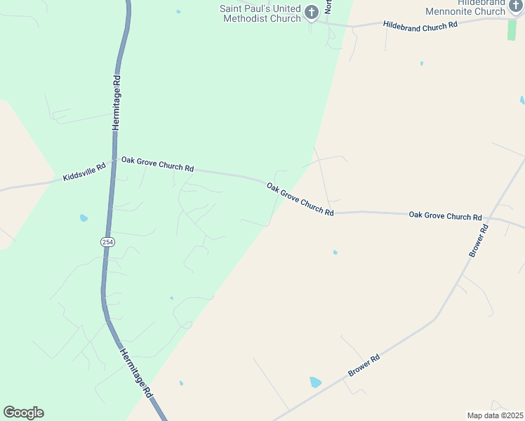 map of restaurants, bars, coffee shops, grocery stores, and more near 29 Paw Print Lane in Waynesboro