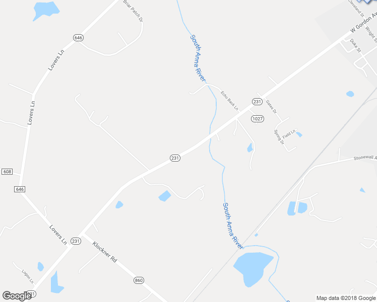 map of restaurants, bars, coffee shops, grocery stores, and more near 11243 Gordonsville Road in Gordonsville