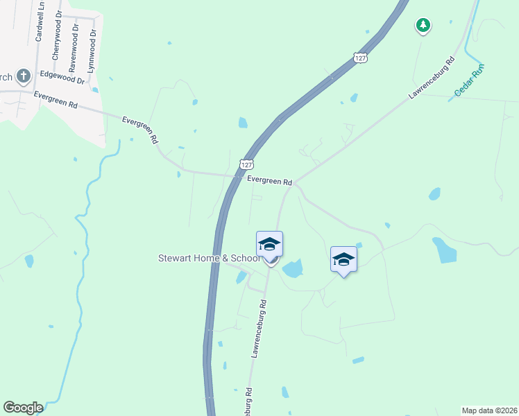 map of restaurants, bars, coffee shops, grocery stores, and more near 52 Lawrence Street in Frankfort
