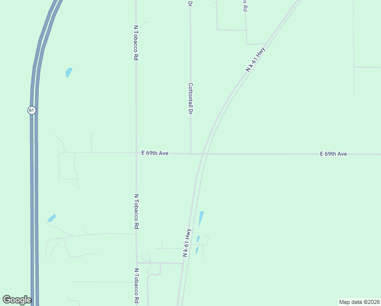 map of restaurants, bars, coffee shops, grocery stores, and more near 6901 Cottontail Drive in Hutchinson
