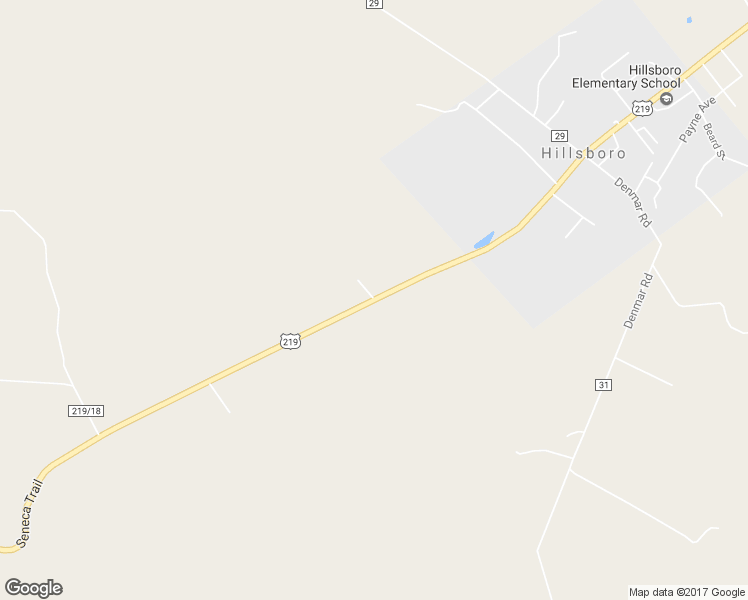 map of restaurants, bars, coffee shops, grocery stores, and more near Seneca Trail in Hillsboro