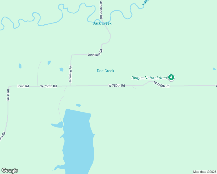 map of restaurants, bars, coffee shops, grocery stores, and more near West 750th Road in Mound City