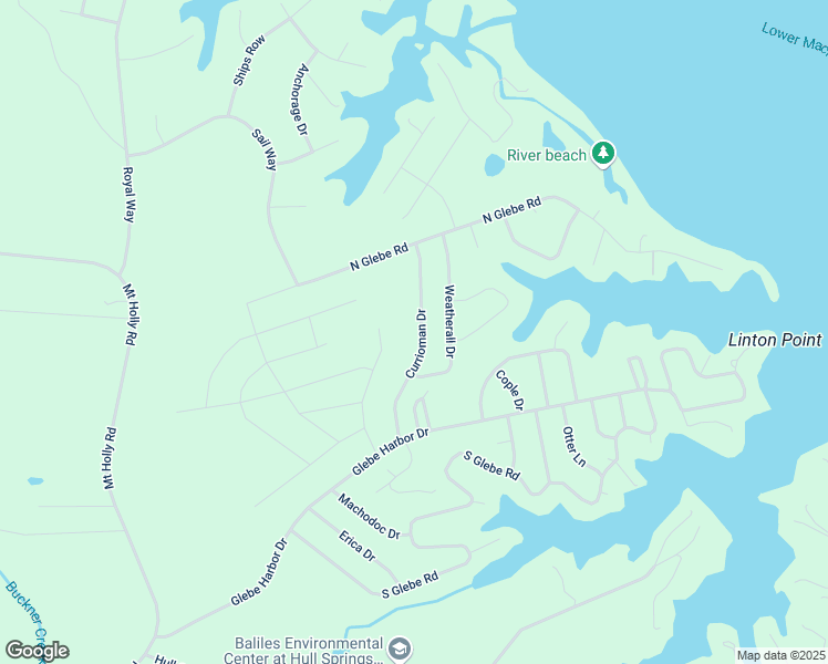 map of restaurants, bars, coffee shops, grocery stores, and more near 188 Currioman Drive in Montross