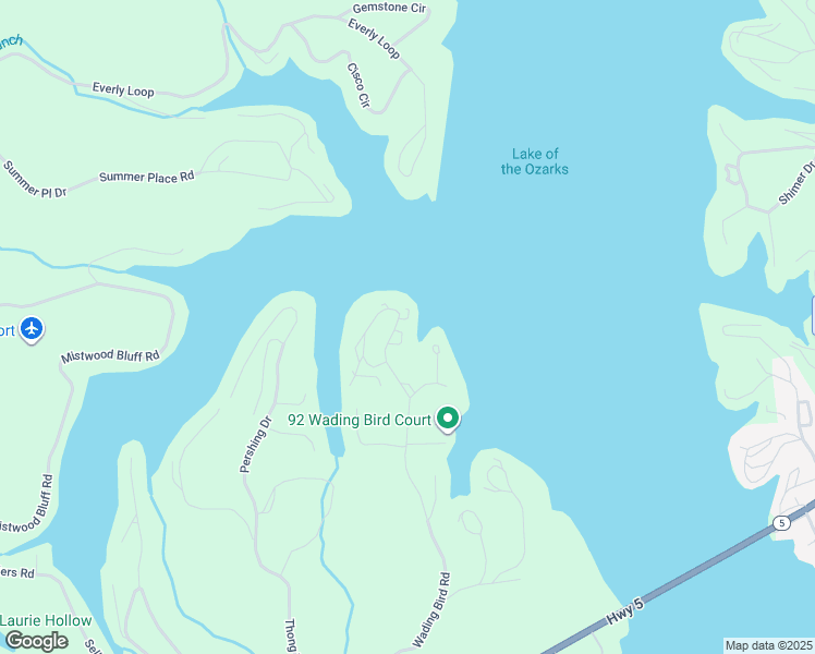 map of restaurants, bars, coffee shops, grocery stores, and more near 880 Wading Bird Road in Camdenton