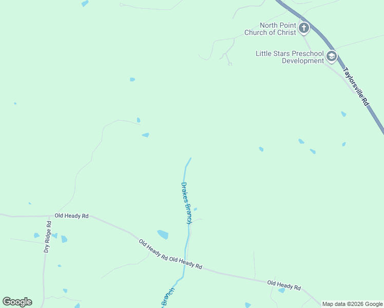 map of restaurants, bars, coffee shops, grocery stores, and more near Dry Ridge Road in Louisville