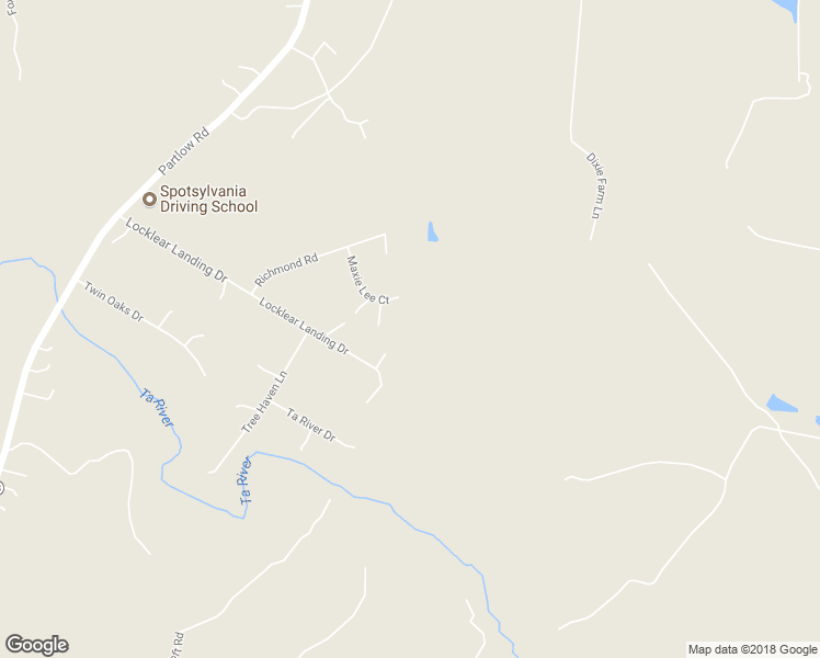 map of restaurants, bars, coffee shops, grocery stores, and more near 6400 Maxie Lee Court in Spotsylvania