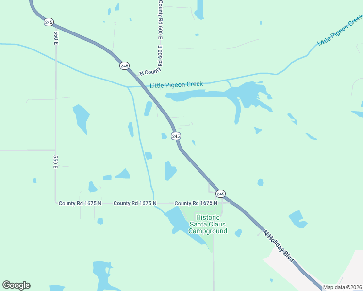 map of restaurants, bars, coffee shops, grocery stores, and more near 17029 Indiana 245 in Dale